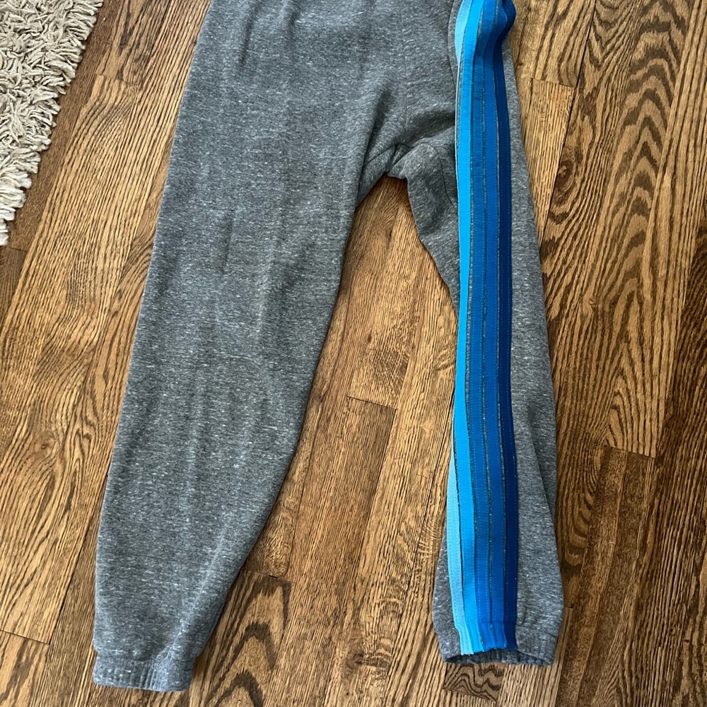 Aviator Nation Gray and Blue Joggers